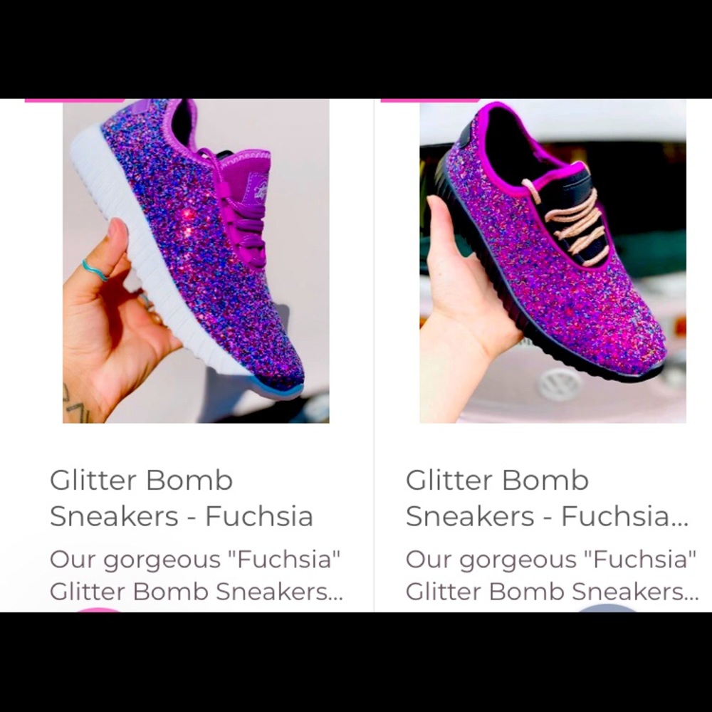 Brand New Glitter Bomb Sneakers